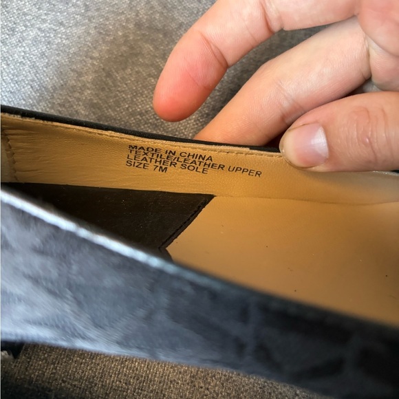 MICHAEL MICHAEL KORS Women's Black Leather Loafers Flats Size 6 M EUC - Picture 8 of 14